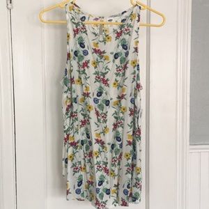 Floral tank top